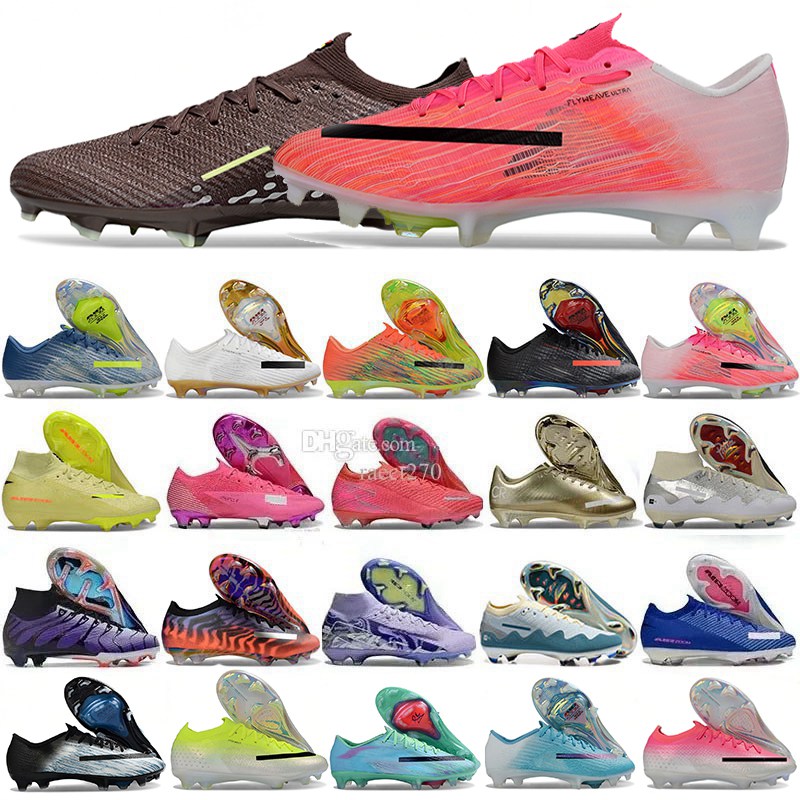 Football Boots Kylian Mbappe SuperfIy 11 VAP0R 17 CR7 Mercuriel 2026 Soccer Cleats Low-cut Vinicus Junior FlyWeave Ultra Pink Mens Youth Alexia FG Boots