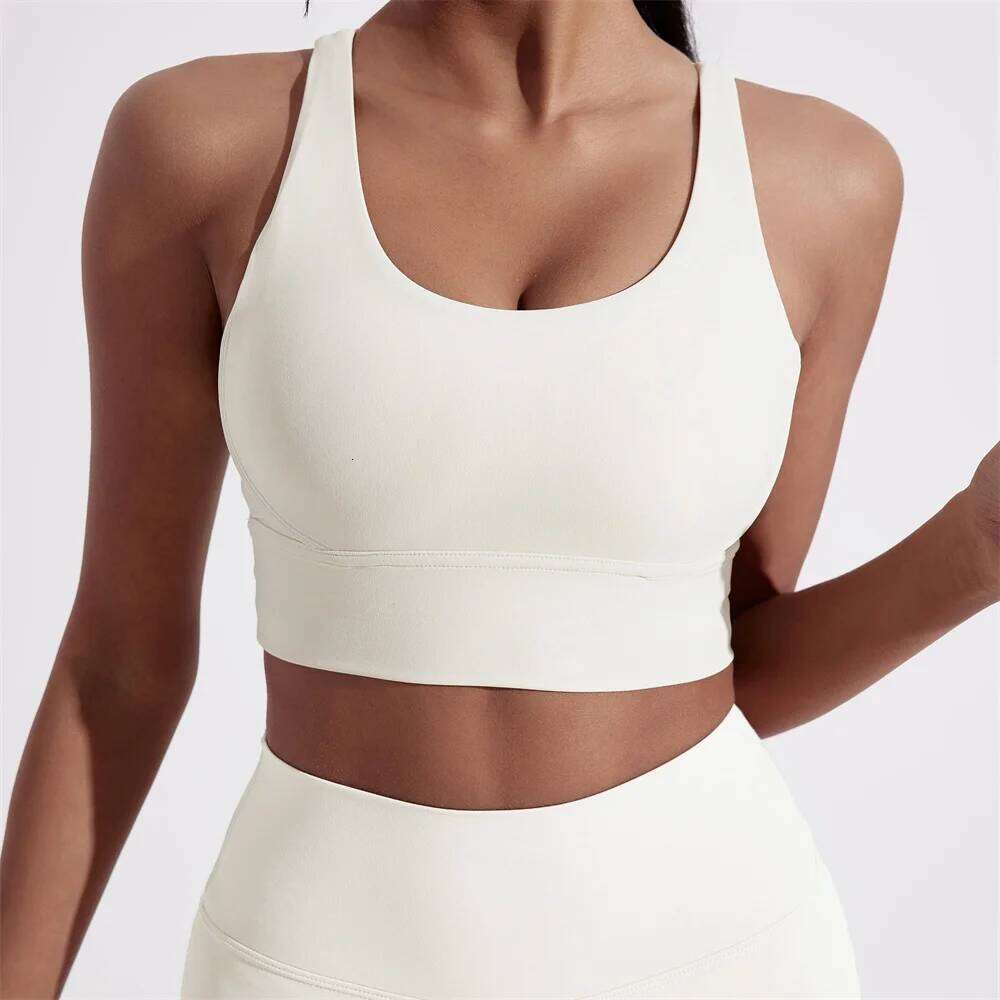 Solid Color Women Cross Underwear Soft Fitness Sport Bra Top Gym Yoga Athletic Workout With Chest Pad Comprehensive 26Y0312