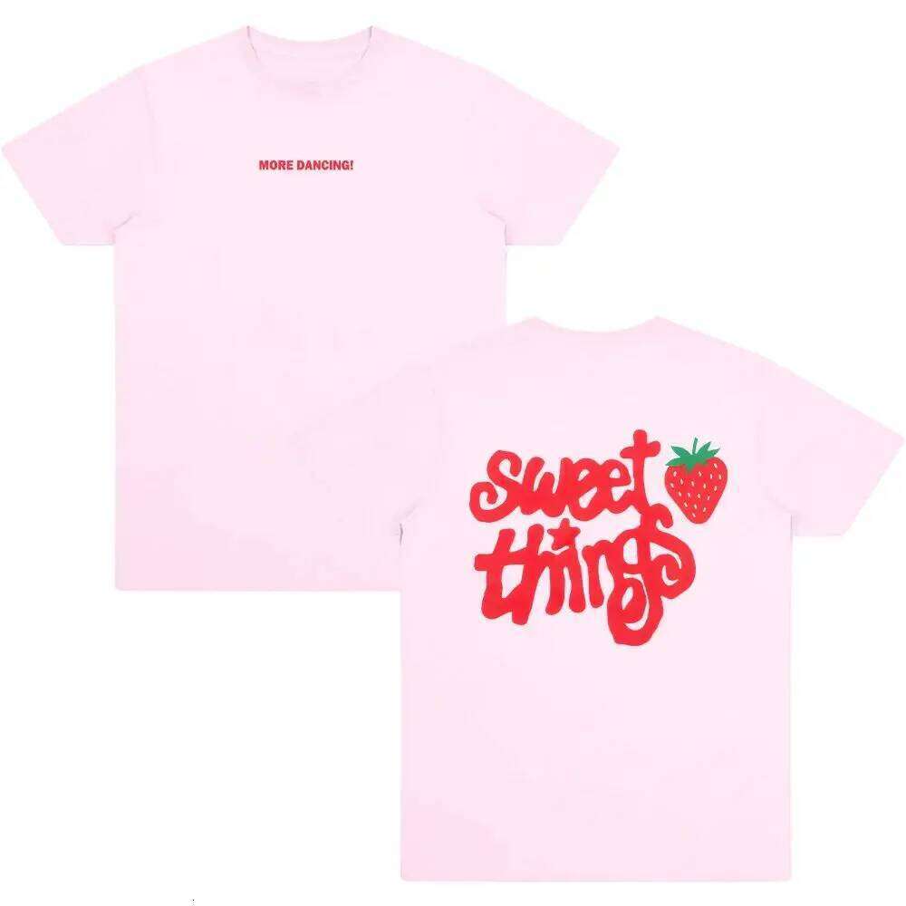 Y2k Clothing Fashion New Merch Women Men Cotton T Shirts Olivia Dean Sweet Things T-Shirt Casual Short Sleeve Tee Unisex Z260312
