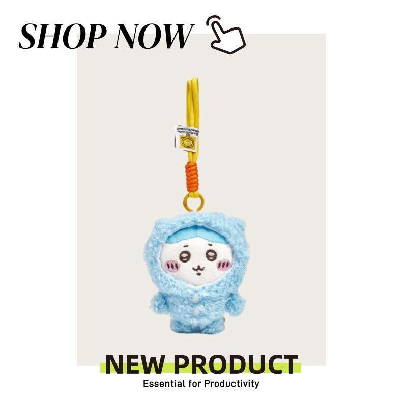 Xiaoba Usachi Internet Celebrity Cute Adorable Little Bunny Pendant Keychain Bag Charm Plush Doll Toy