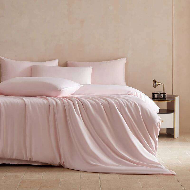 Mulberry Bedding with Bedsheet Pillowcase Natural 100% Silk Duvet Cover Set Twin Full King Queen Size H260312