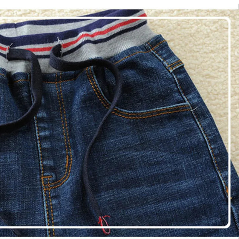 Boys Jeans SpringAutumn n Toddler Clothes Kids Elastic Waist Denim Pants For Childrens Age 314 T Trousers 260311