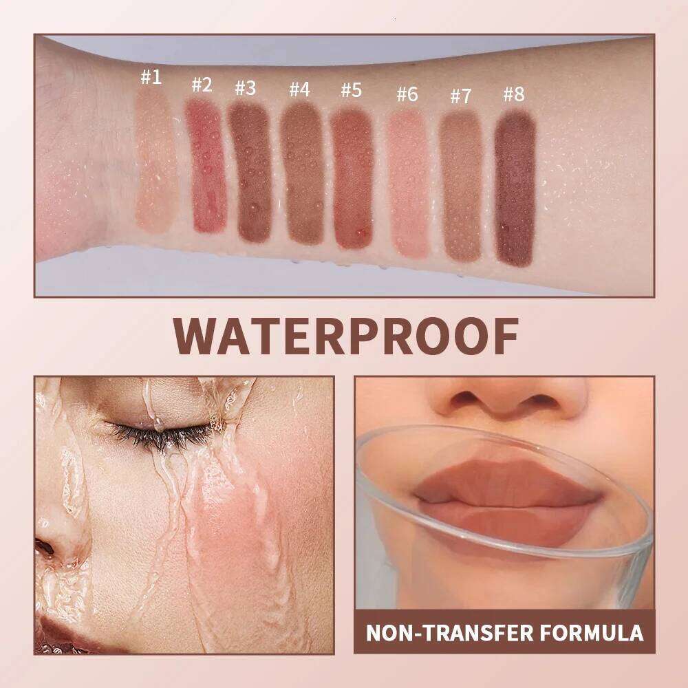 Cushion Kiss Cream Stain Lip Tint Long Lasting Matte Waterproof Non Transfer Formula Velvety Finish Cosmetics W260311