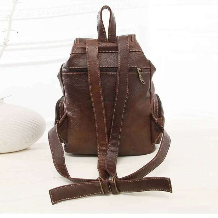 TAURUSCIAGA Women's Leather Backpack Teenagers Fashion Anti-Theft Backpacks Woman Mini Luxury School Backpack For Women Niche portable backpack