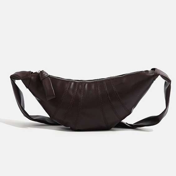 CHARHP&KEJNT Official Authentic Internet Celebrity Croissant for Women, Niche Design, Single Shoulder Crossbody Dumpling Bag