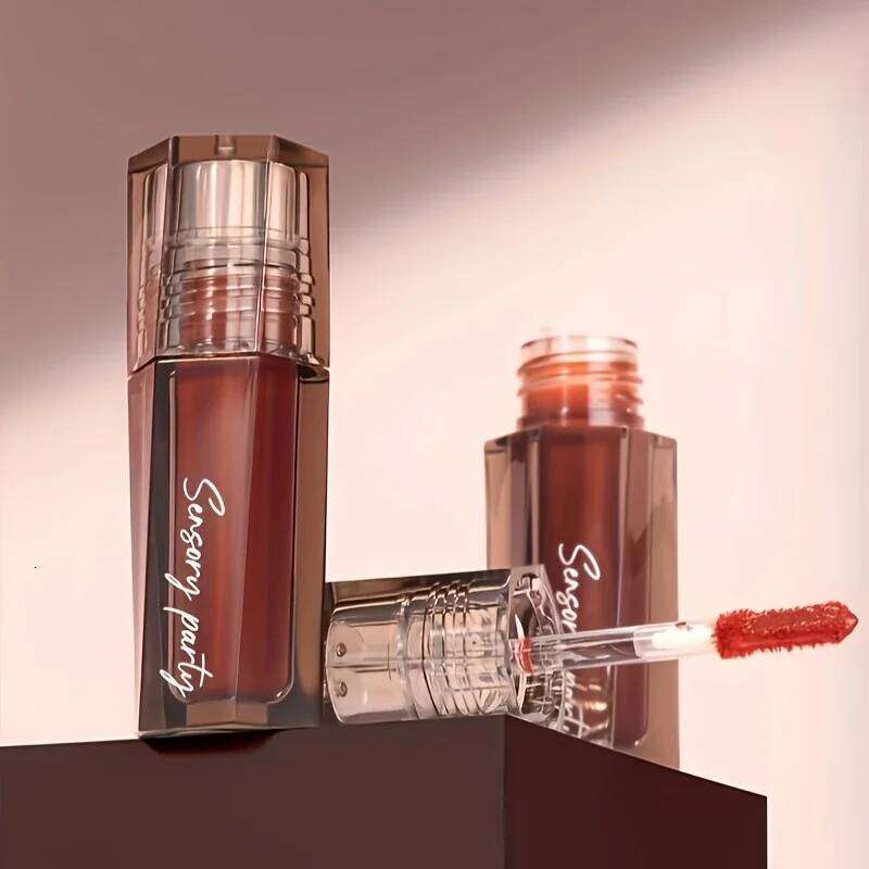 6-Color Moisturizing Mirror Effect Gloss Lip Glaze, Refreshing Non Greasy Texture, Glossy Long Lasting Liquid Lipstick W260311