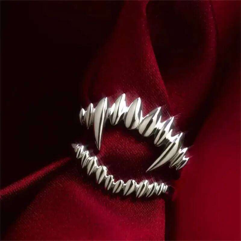 Game Baldur's Gate 3 Rings Cosplay Astarion Vampire Adjustable Metal Ring Halloween Props H260312