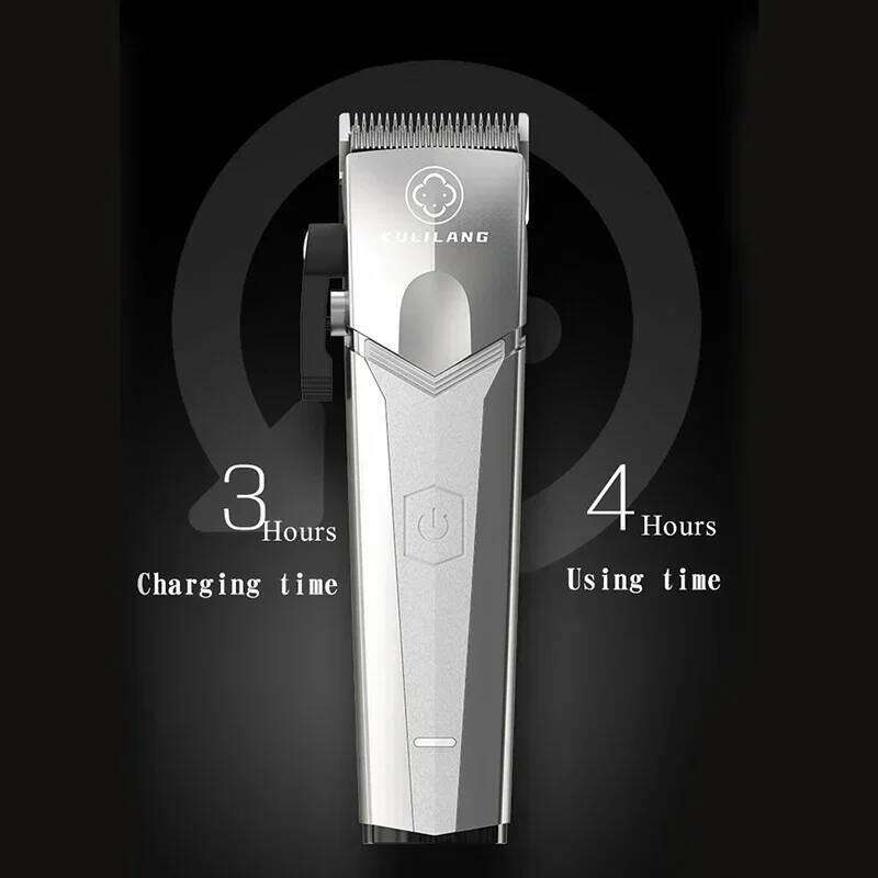 Madeshow Kulilang R55 R66 R77F Professional Men's Clipper Trimmer Wireless Barber trimmer for men Oil Head Hair Salon C260312