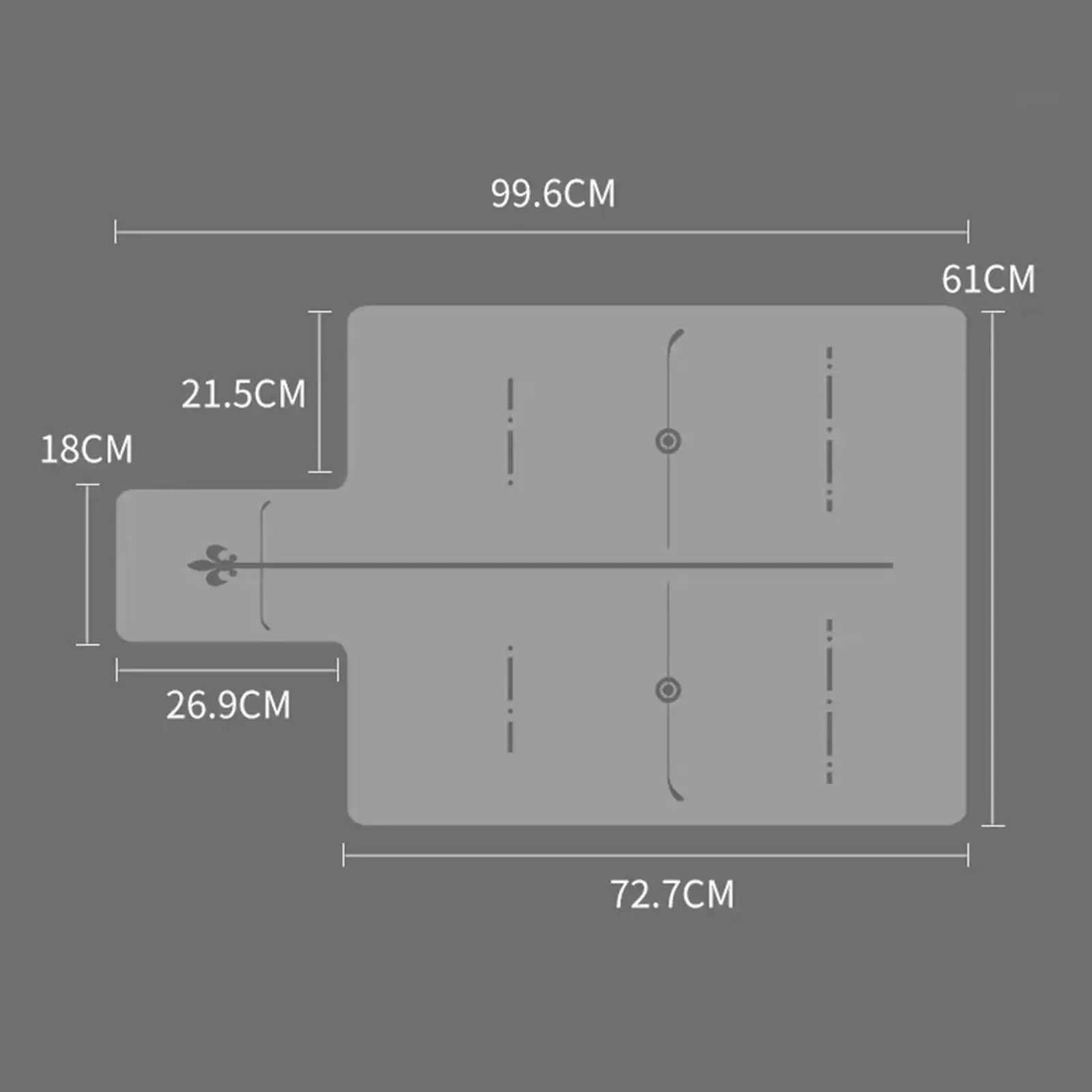 Pilates Reformer Cover Pilates Reformer Mat Towel Thick Non Slip Exercise Mat M260312