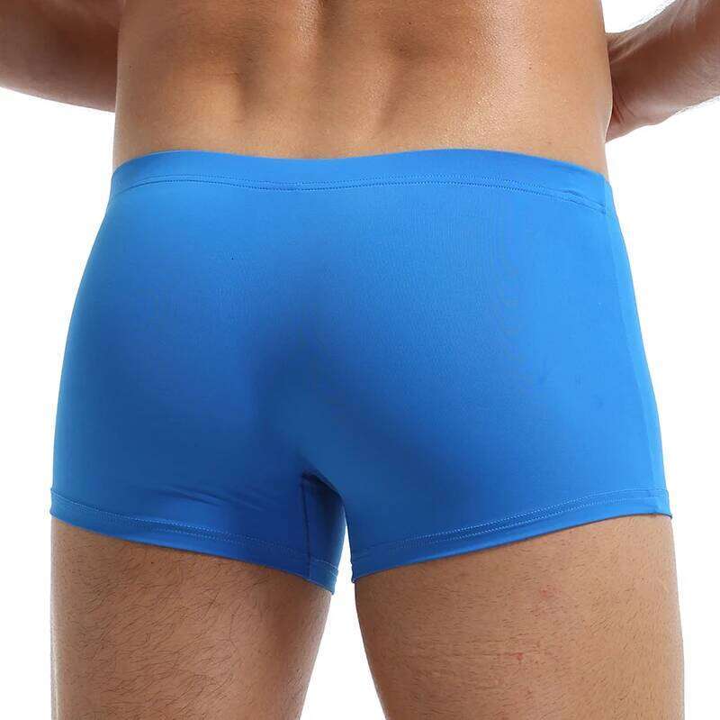 Men's Ice Silk Boxers Breathable Panties Male Large Ultra Thin Boxer Shorts Sexy Underwear Z260312