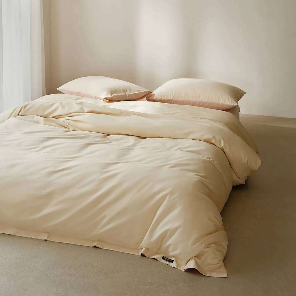 100S long-staple brushed four-piece set light wide-brimmed duvet cover sheets and cotton bedding H260312