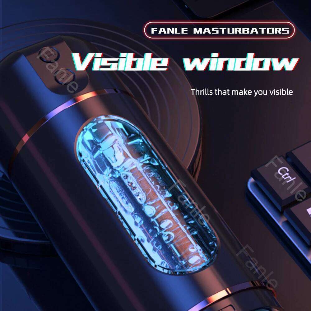 Automatic Male Masturbator Cup Vibration Blowjob Squeezable Pocket Pussy Vagina Penis Oral Sex Machine Toys for Man Adults 18 Z260312