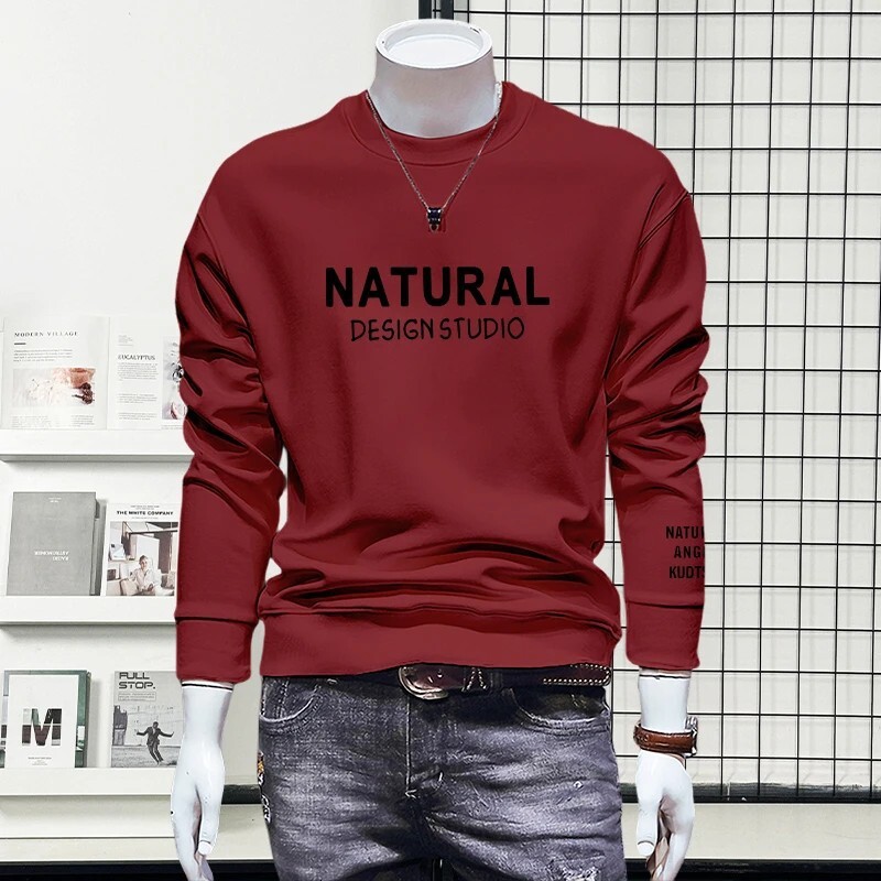 New Hot-selling Men's Swetshirt Round Neck Trendy Brnd Csul Designer Hoodie Verstile Letter Print Long Sleeve Top Style Pullover