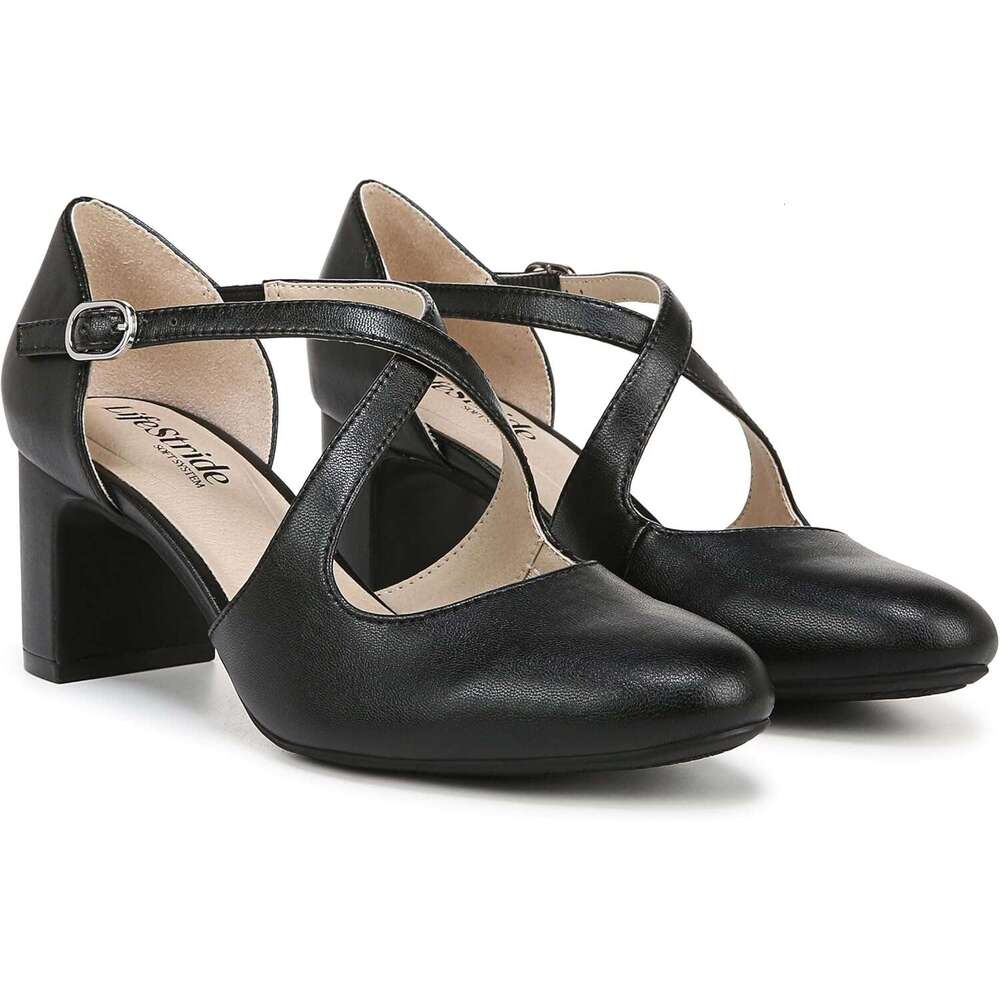 Womens designer dress shoes high heels loafers womens summer fashion comfort soft leather classic black nude womens luxury jane shoes