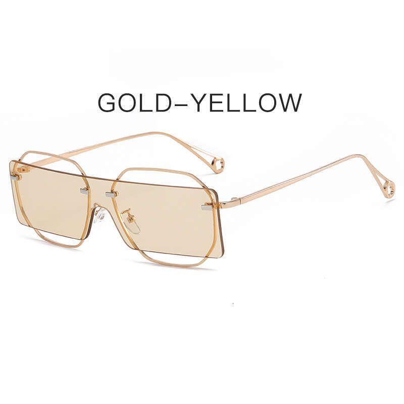 Designer Sunglasses square glasses for men women Fashion punk sunglasses Black Pink Bule shield lens gold metal frame Free Shipping