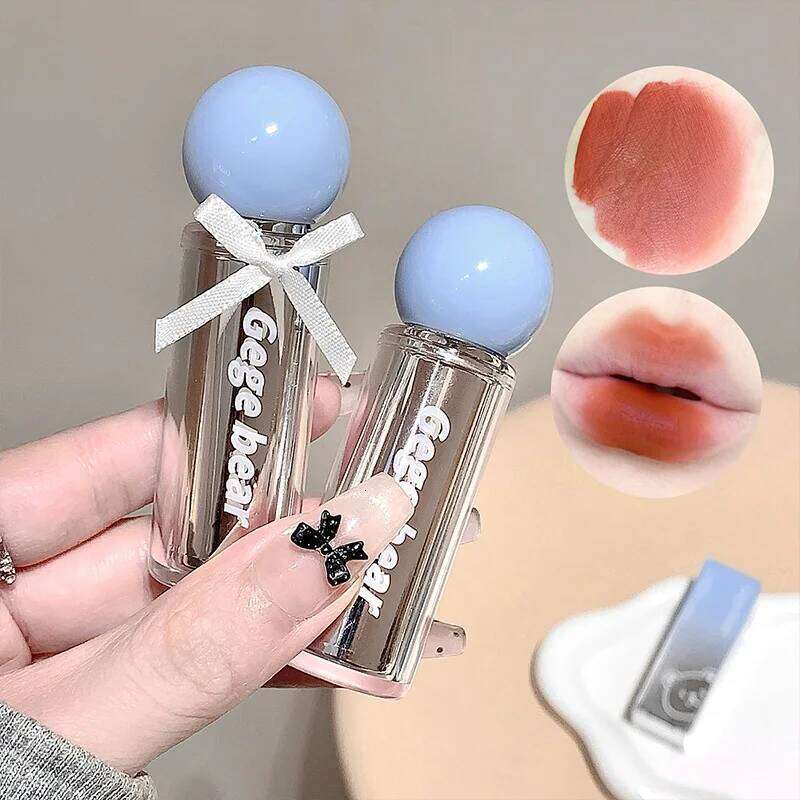 Gege bear Ice-permeable Water Mist Lip Mud, matte, soft, delicate and long-lasting, natural makeup application W260311