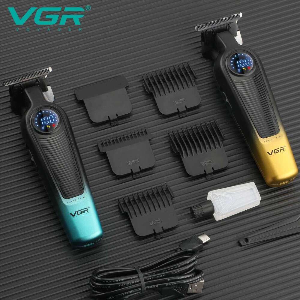 VGR Cutting Machine Cordless Electric Hair Clipper Rechargeable Haircut Barber Professional Trimmer for Men V-996 C260312