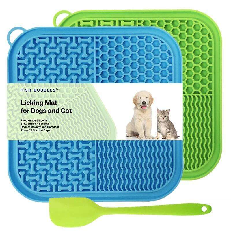 Licking Mat Dogs and Cats, Premium Lick Pad with Suction Cups for Anxiety , Slow Feeder Dog Bowls 26Y0312
