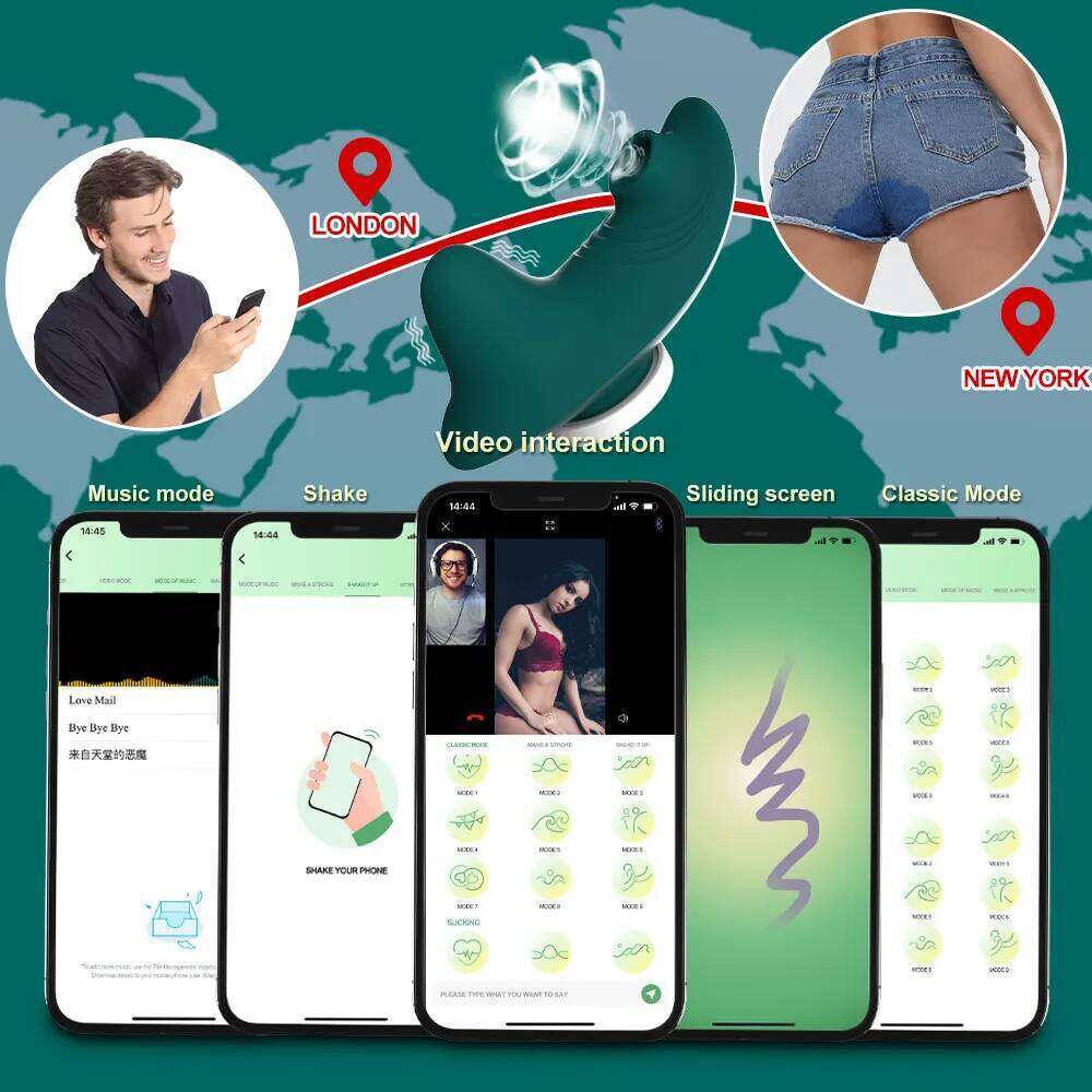 Wearable Mini Vibrator For Women Clitoris Sucker App Bluetooth Remote Control Vibro On Sexy Panties Adults Sex Toys Stimulator Z260311
