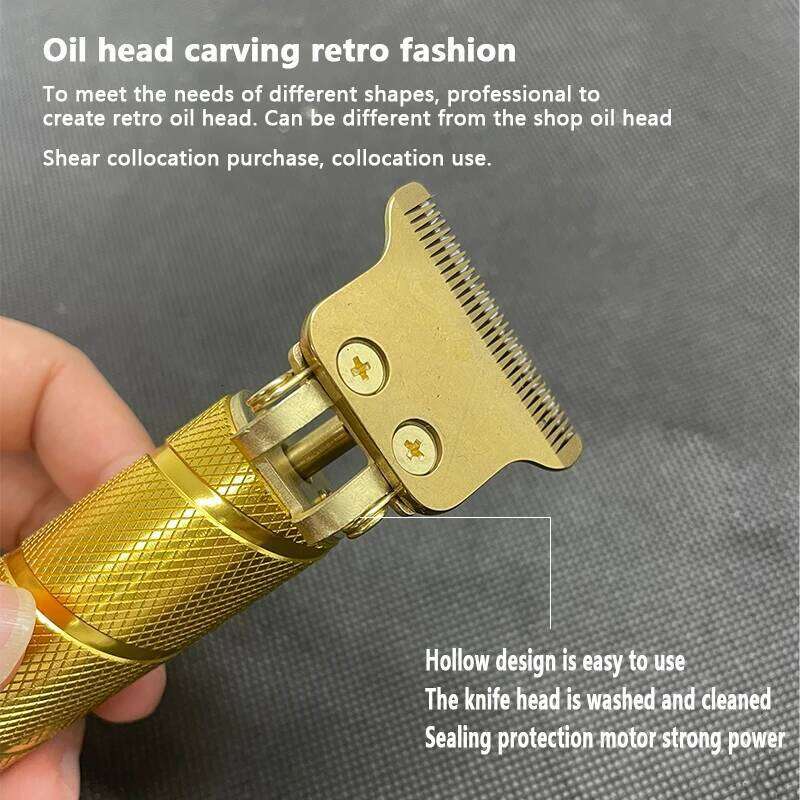 Clipper Trimmer for men Electric shaver professional Men's Hair cutting machine Wireless barber trimmer C260312