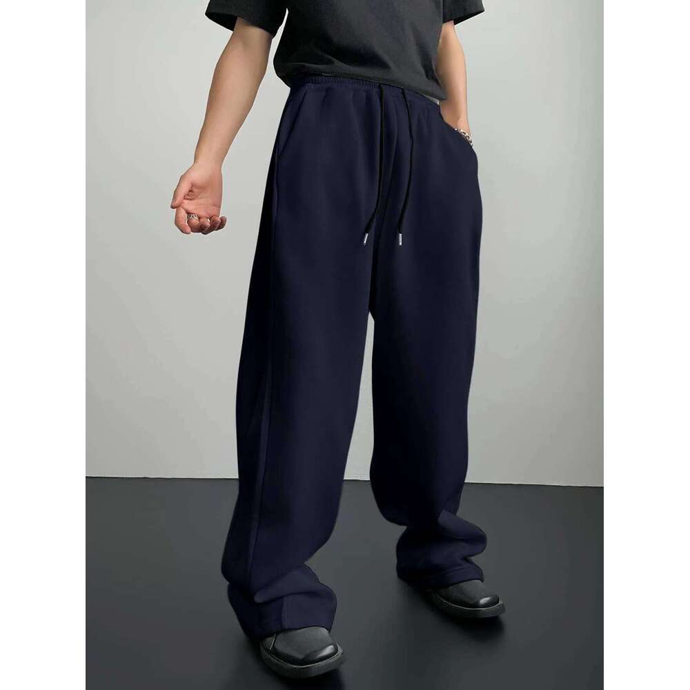 New Y2K Style Baggy Joggers for Men Hip Hop Cargo Oversized Street Fashion Trousers Casual Loose Fit Pants