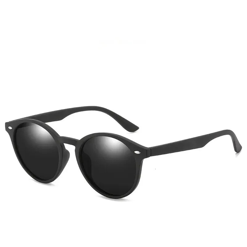 Classic Round Retro Sunglasses Men Women Polarized Vintage Black Driving Sun Glasses Circle Oval er Retro Sunglass UV400 260302