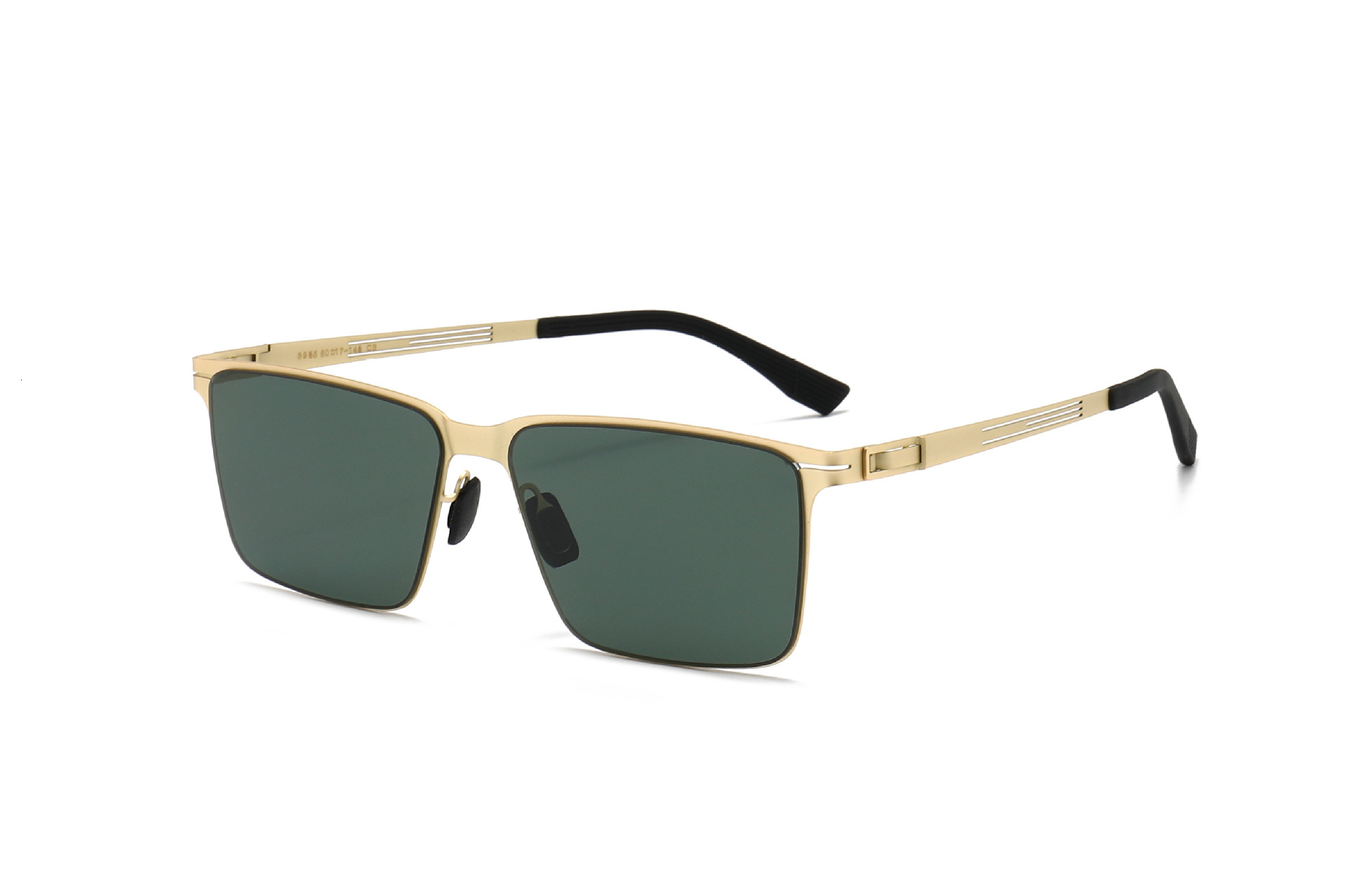 2026 New Fashion Square Frame Nylon Polarized Sunglasses Versatile and Simple Sun Protection Eyewear for Men,