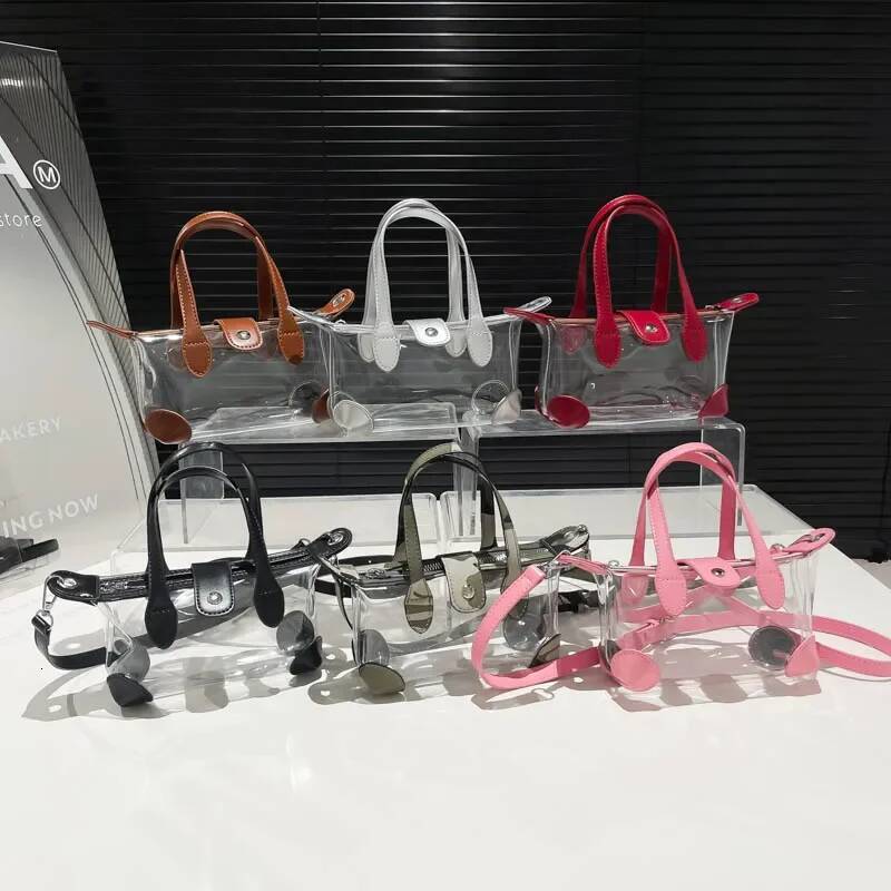 2025 Summer Jelly For Women High Quality PVC Transparent Crossbody Bag Waterproof Clear Handbag Lady Fashion Hobo bag