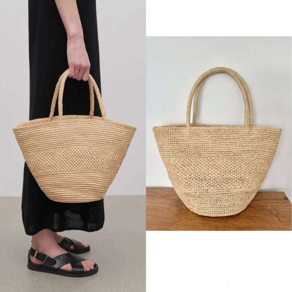 Straw Bag Women - Handmade Raffia Woven Tote Handbag, Summer Mesh Beach Purse For Vacation Holiday WONST