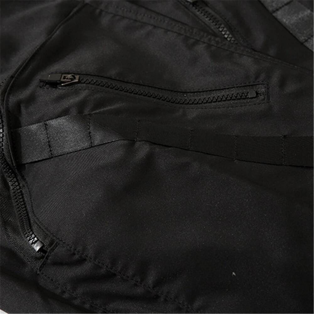 Tactical Joggers with Multi-Pockets Men's Cargo Pants Streetwear 2026 New Black Loose Harem Trousers Techwear Elastic Waist