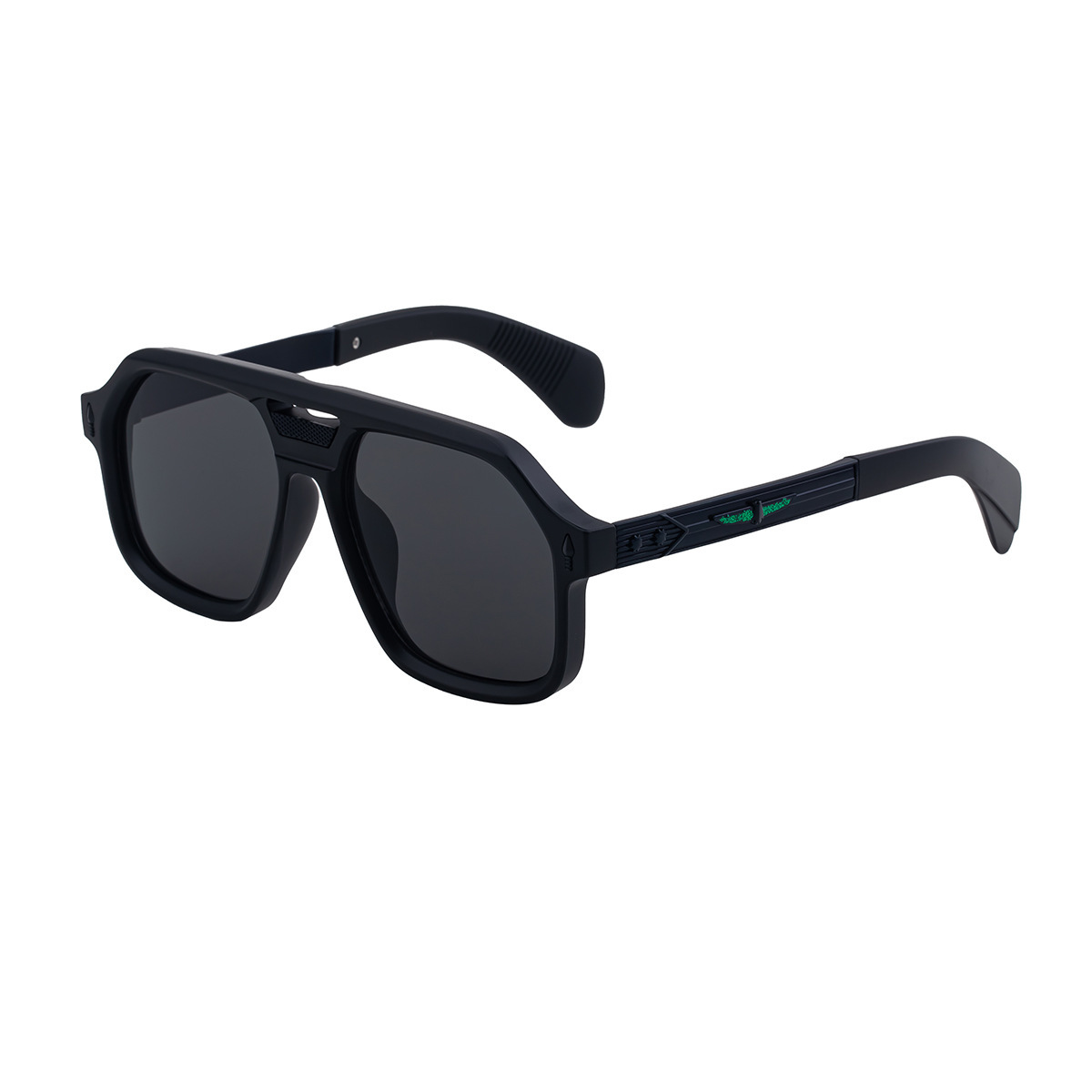 2026 New Fashion Square Frame Polarized Retro Double-Beam Outdoor Sun Protection Sunglasses for Men,