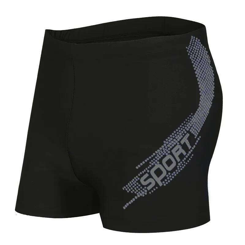 Swimming Trunks with Fashion Prints Men Quick Dry Beach Boxer Shorts Boy Swimwear Bathing Suit Underpants Z260312