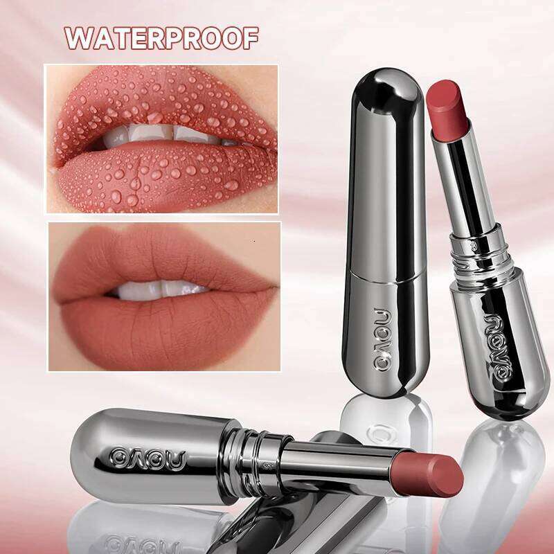 Lipstick long-lasting, fading, non stick cup matte, high cold, nude feeling, aunt red, retro, bean paste color, affordable W260311