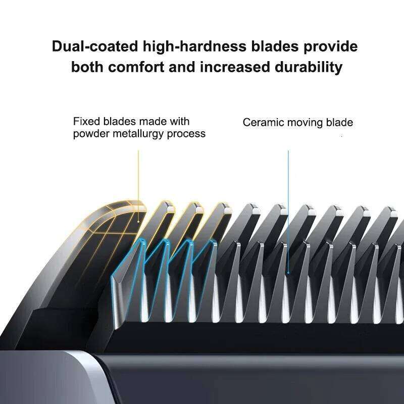 MIJIA Hair Trimmer Professional Beard Cut IPX7 Waterproof Wireless Haircut Machine Mijia Clipper 2 C260312