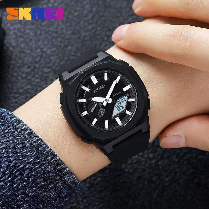 SKMEI 2091 Luxury Sports Quartz Watch for Men Military Waterproof Countdown Chrono Digital Watches Mens Date Clock reloj hombre