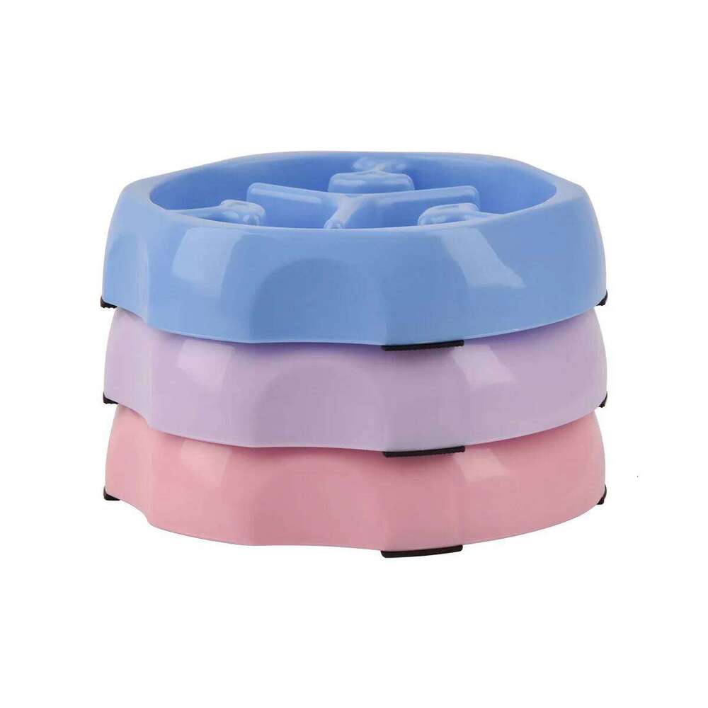 Pet Choking Anti Slip And Spilled Slow Food Rice Dog Bowl, PP Bowl 26Y0312