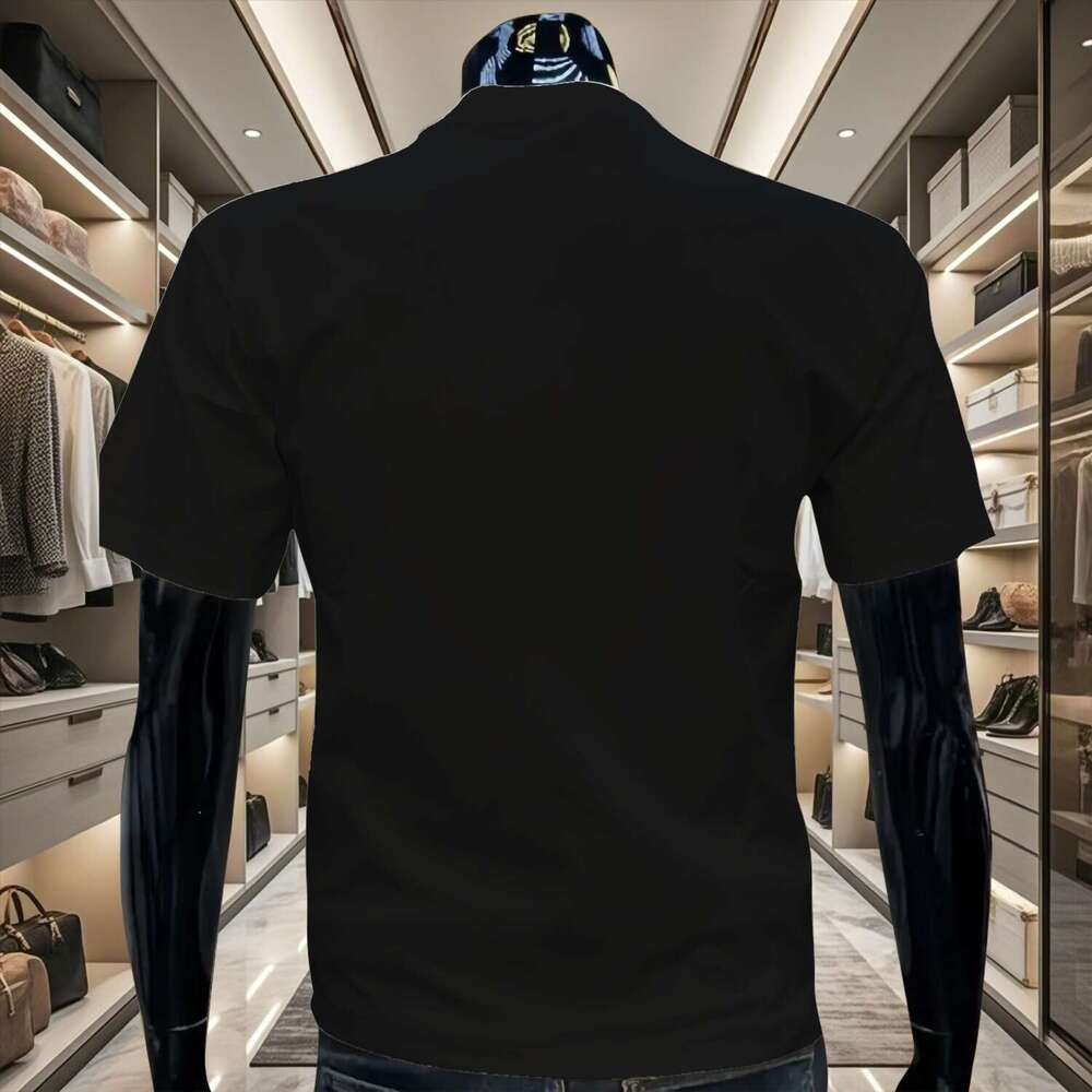 New Trendy Brand Men's Casual Chinese-style Round-neck Summer Short-sleeve Cotton T-shirt