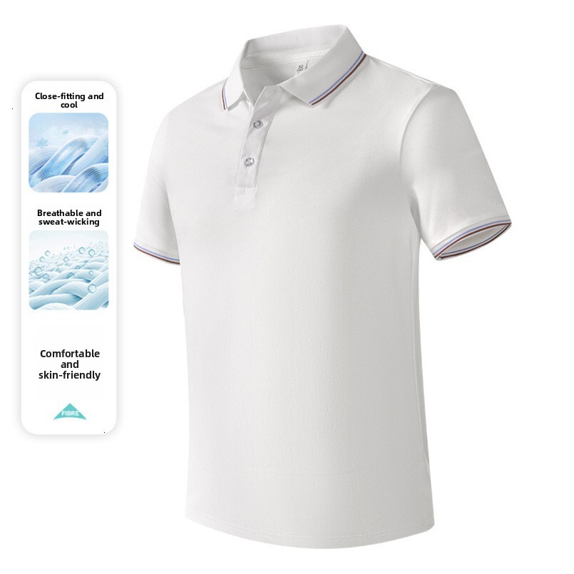 Cross-border T-shirts, short-sleeve corporate shirts, summer workwear, group advertising logo printing embroidery T-shirts and polo shirts