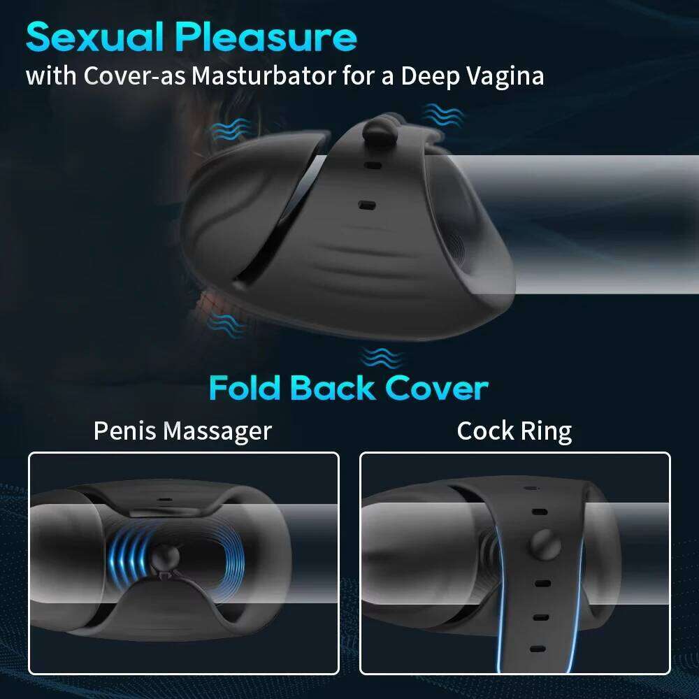 Bluetooth Vibrator Penis Delay Trainer Machine Glans Massager Male Masturbator Sex Toys for Men Adult Goods Z260312