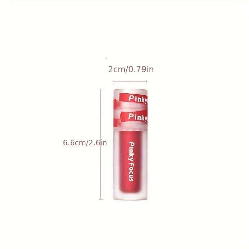 Matte Lip Gloss - Smudge-resistant, non-stick cup waterproof and sweatproof, long-lasting matte silky velvet lip gloss W260311
