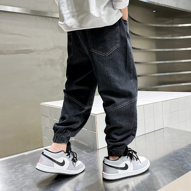 Big Boy Jeans Casual Fashion Cool Childrens Pants Boys Baggy Summer Clothing Teenagers Comfortable Fit Kids 260311