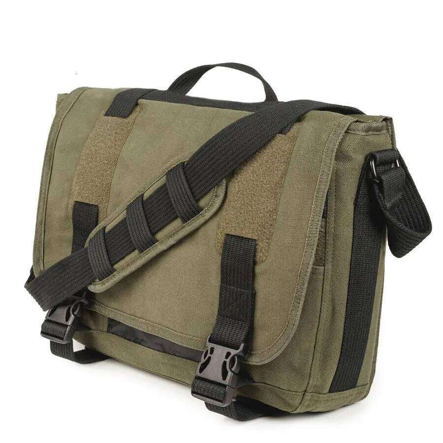 Premium Messenger with Laptop Compartment Canvas Bag Fits up to 17 Laptops