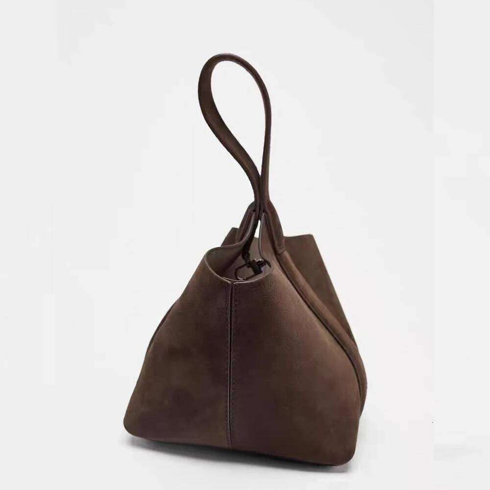 Retro Suede Women's Handbags Fashion Designer Bucket Bags For Shoulder Quilted Wrist Women Bag NEW Shopper Tote Purses WONST