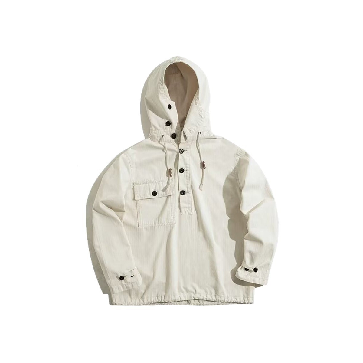 Military Retro Jacket Marine Protective Coat Men's Navy Designer Hoodie Deck Jacket Pullover Hooded Techwear High Street Sweatshirt