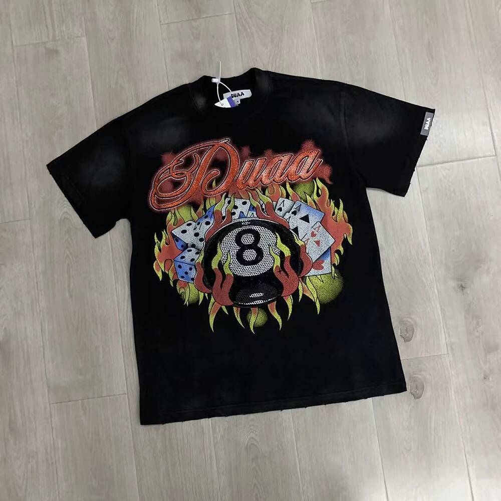 Summer Running Club Rhinestone Cotton Short Sleeve Tshirts for Men and Women Harajuku Hip Hop Loose Shinning Diamond Top Tees ddmythur