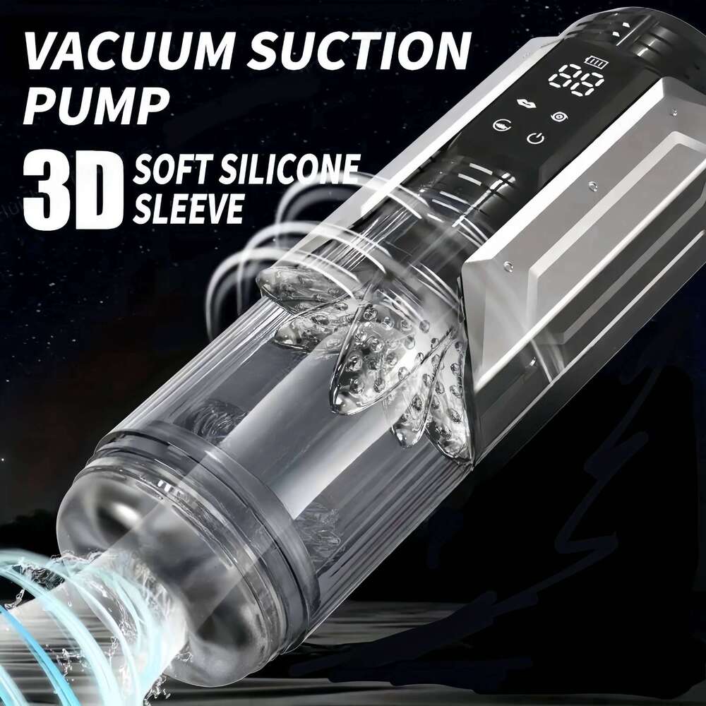 With 7 Sucking Vibrating Telescopic & Rotating Modes Automatic Vagina Male Masturbator Cup Sex Toys for Men Z260312