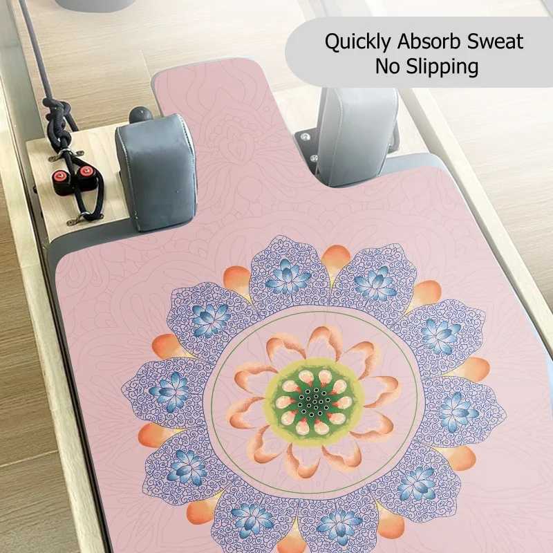 Pilates Reformer Mat Anti Slip Pilates Machine Towel Pilates Reformer Pad Pilates Mat for Yoga Accessories Fitness Exercising M260312