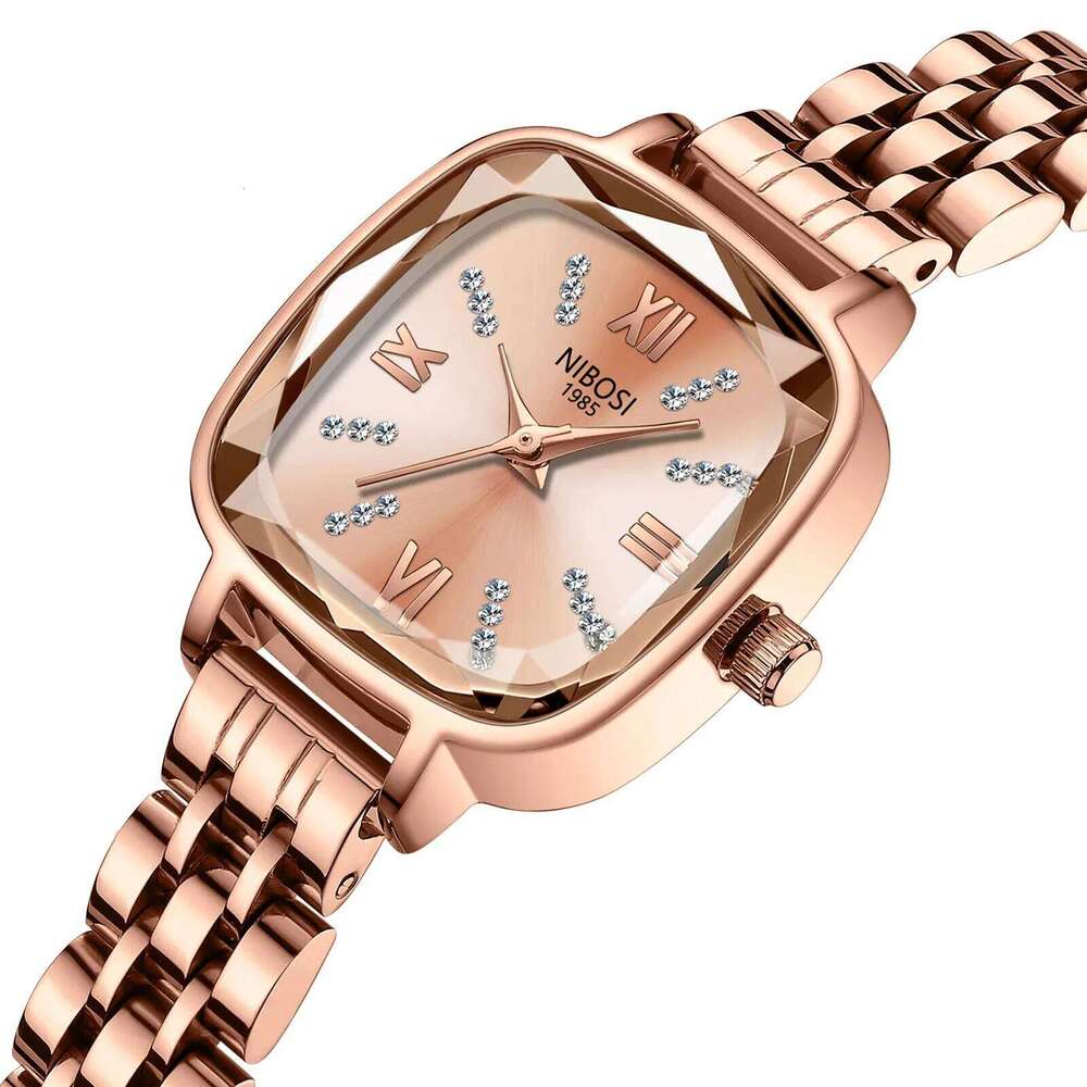 NIBOSI Luxury for Woman Waterproof Stainless Steel Quartz Ladies Watch High Quality Women's Watches Elegant Female Clock
