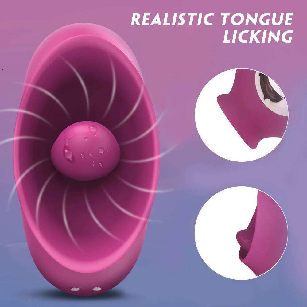 Clitoral licking tongue vibrator nipple vaginal orgasm sucking massager stimulator female masturbator sex toy adult products Z260311