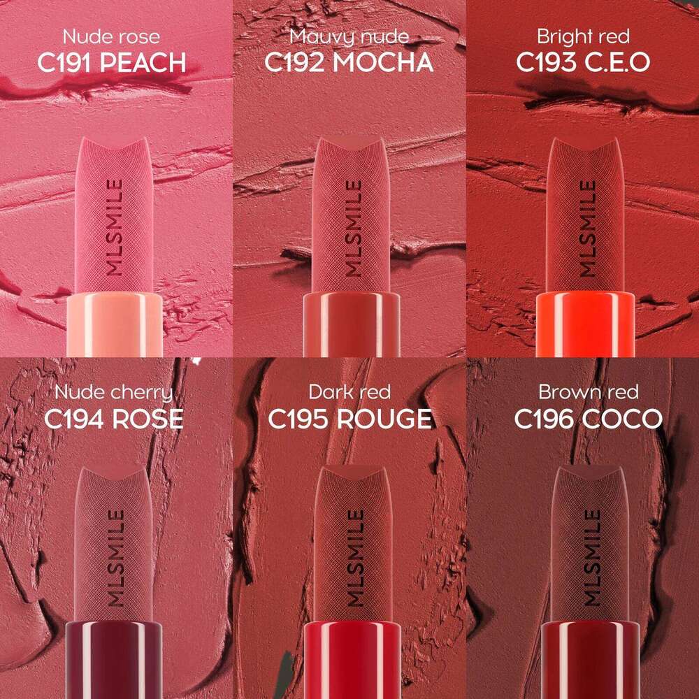 Velvety Lipstick, Richly Pigmented With A Satin Finish Long-Lasting Matte Lip Gloss, Full Coverage Creamy Lipstick W260311